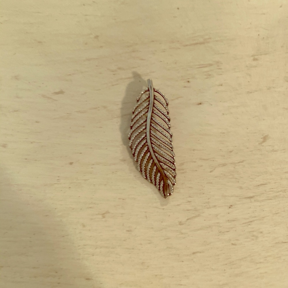 Sterling Silver “Light as a Feather” charm